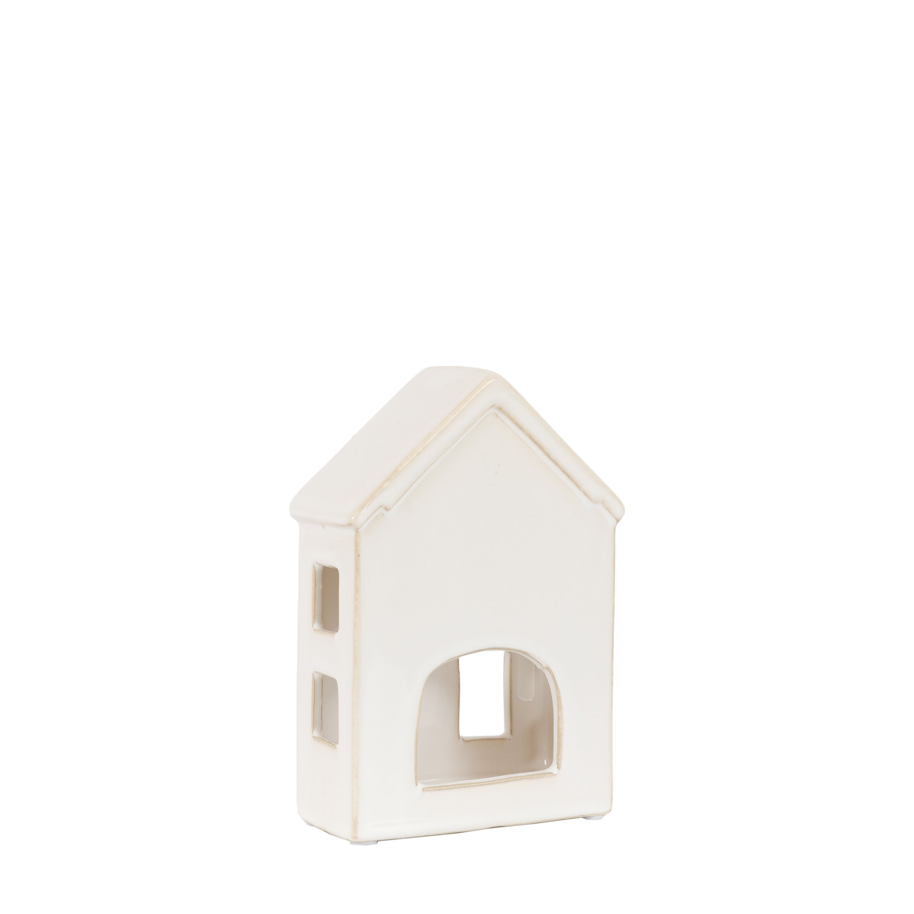 Pearly White House Tealight Holder